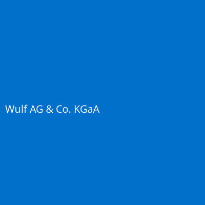 Wulf AG &amp; Co. KGaA
