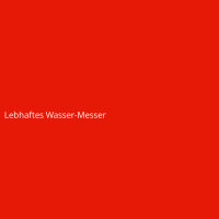 Lebhaftes Wasser-Messer