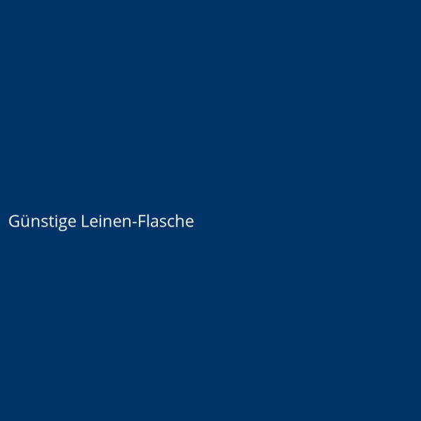 G&uuml;nstige Leinen-Flasche