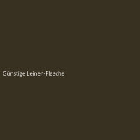 G&uuml;nstige Leinen-Flasche