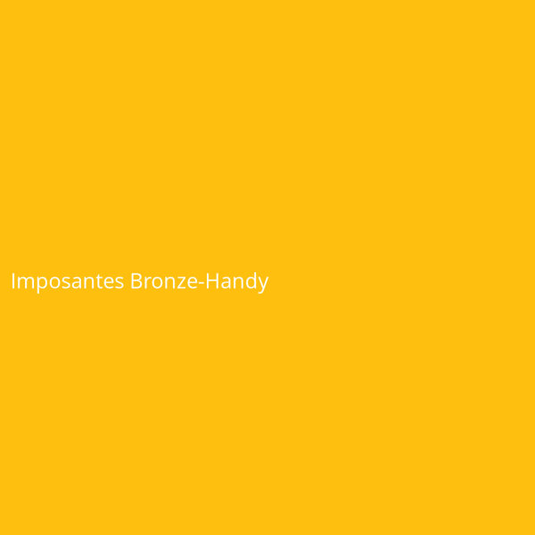 Imposantes Bronze-Handy